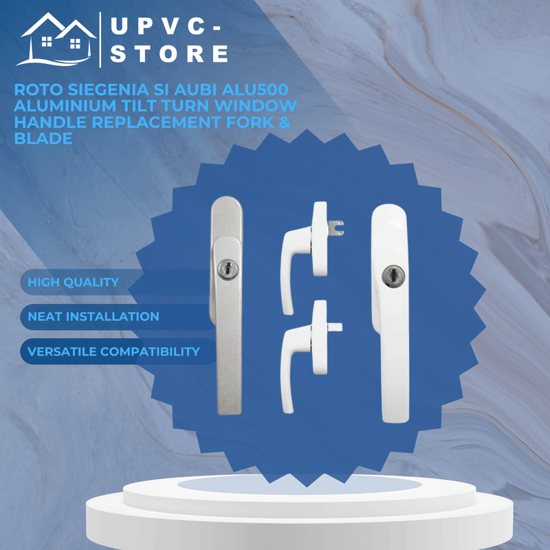 Roto Siegenia Si Aubi Alu500 Aluminium Tilt Turn Window Handle Replacement Fork & Blade
