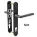 UPVC Door Handle Mila Prostyle 92mm 92PZ 210mm Fixings Double Glazing Pair 240
