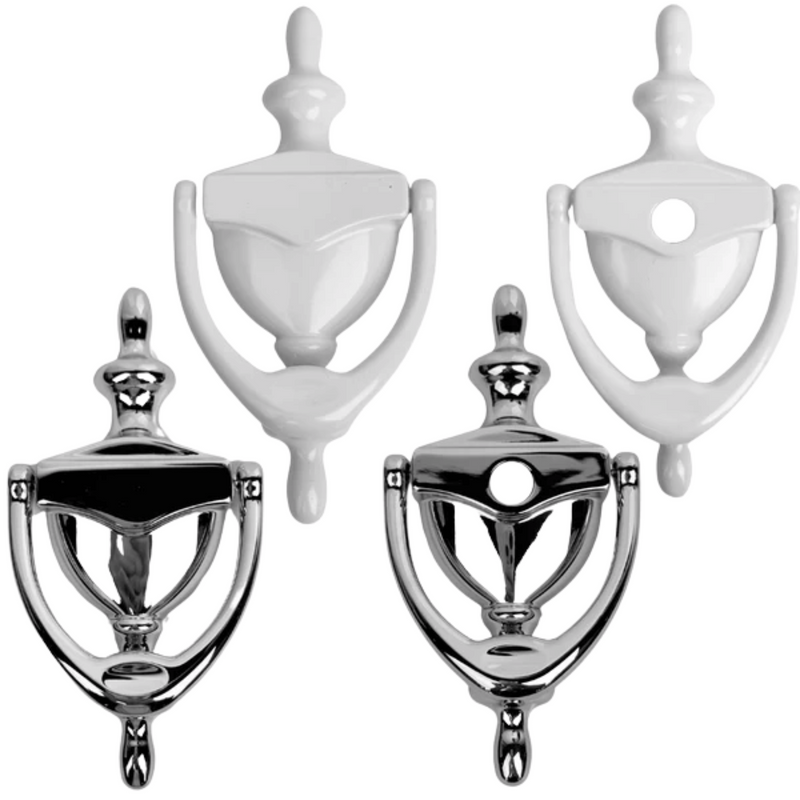 Direkt UPVC Door Knocker With Or Without Spy Hole