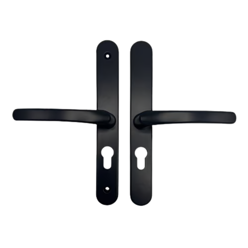 uPVC Multipoint Door Handles – Sprung Lever/Lever, 48mm PZ, 200mm Screw Centres for UPVC Doors
