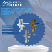Kore Ferco 70 mm PZ UPVC Door Handle Lever Pair 180mm Centres 205mm Backplate upvc door handles 180mm screw centres