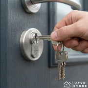 TS007 3 Star Euro Key Key Cylinder Lock – UPVCSTORE Anti-Snap BSI Kitemarked Key & Key Door Barrel, High Security for UPVC Composite Doors, 3 Keys