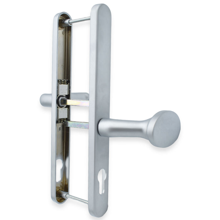 Fab Fix Balmoral 62/92mm lever pad Offset 240mm Fixings Composite Door Handle