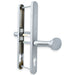 Fab Fix Balmoral 62/92mm lever pad Offset 240mm Fixings Composite Door Handle