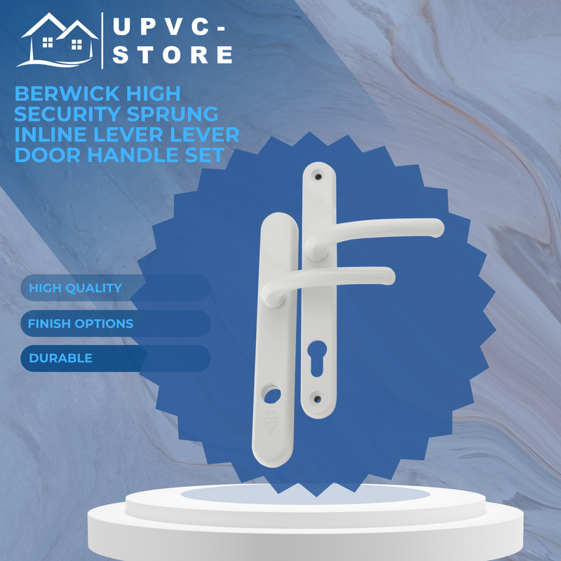 Berwick High Security Sprung Inline Lever Lever Door Handle Set