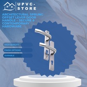 Architectural Sprung Offset Lever Door Handle – Secure & Contemporary Hardware