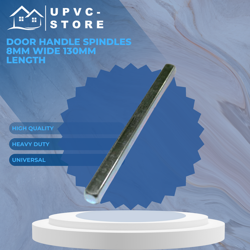 Door Handle Spindles 8mm Wide 130mm Length