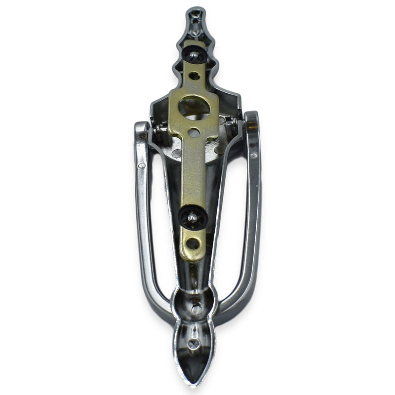 Graphite Fab & Fix Victorian Urn Slim Face Fix Door Knocker Fixing Knockers