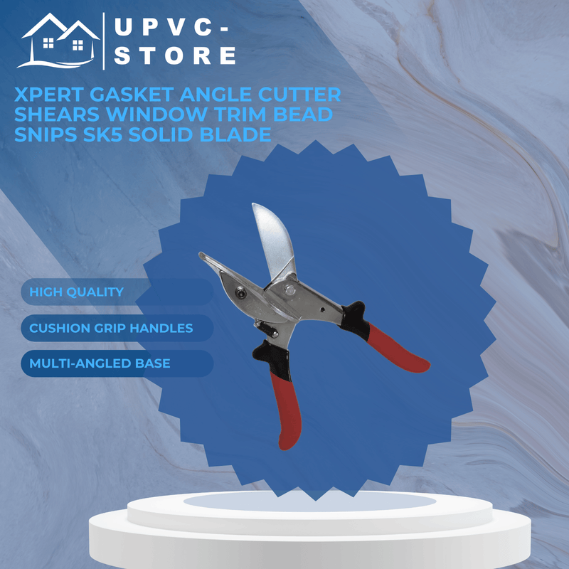 Xpert Gasket Angle Cutter Shears Window Trim Bead Snips SK5 Solid Blade