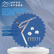 Horizon Egress Window Friction Stay Hinges True 90 Degree- 12" & 16" kits