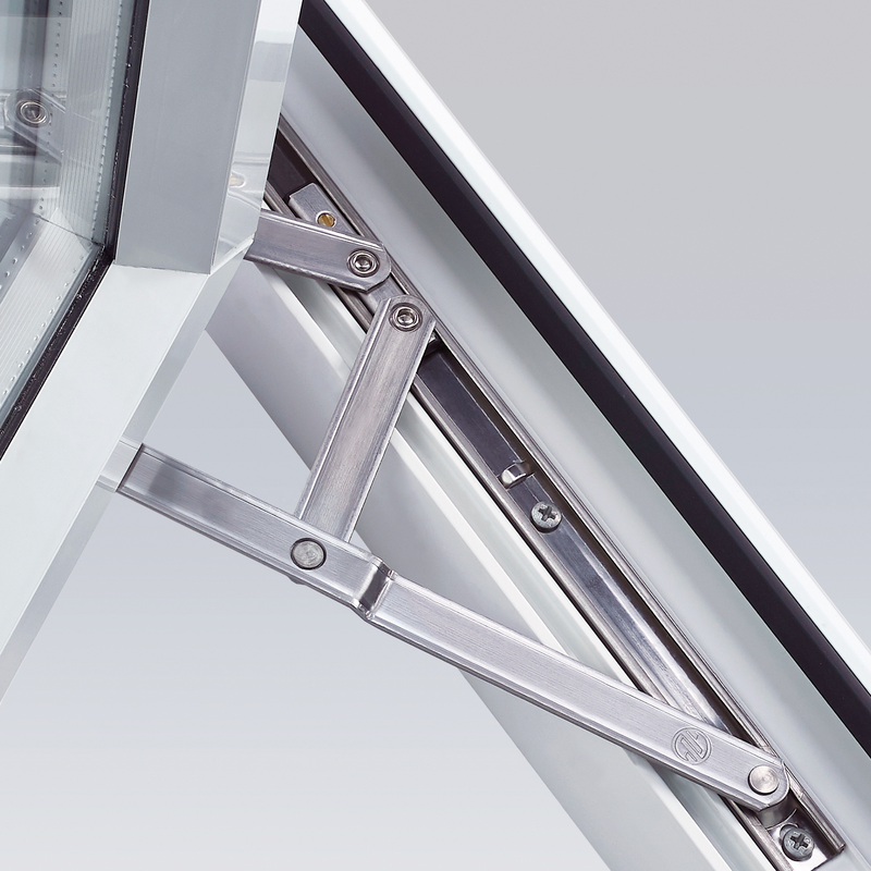 uPVC Universal Window Hinge Double Glazing Friction Stay PVC 17mm Stack 8 inch 16 inch Universally Handed Ferretic stainless steel grade 430