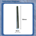 Door Handle Spindles 8mm Wide 130mm Length