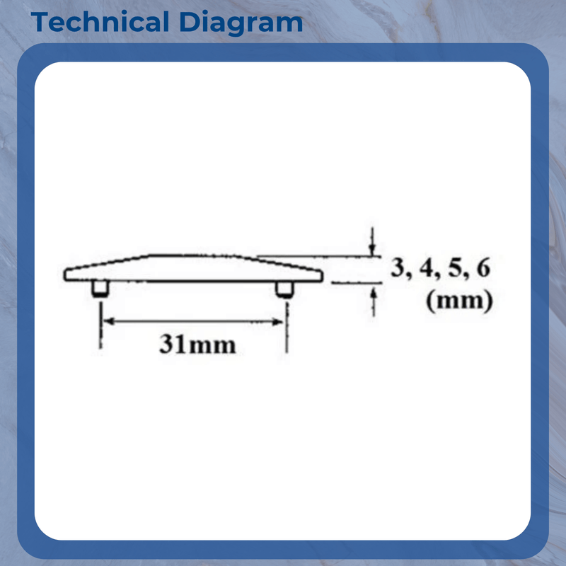 UPVC Cockspur Wedge Kit - 3mm, 4mm, 5mmm & 6mm Wedges included - White - Branded