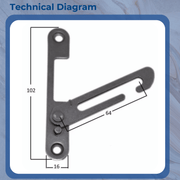 UPVC Window Restrictor. Child Lock Restrictor Safety Catch. High Quality Branded
