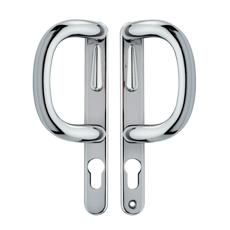Pembroke Sliding Patio Locking Door Handle for uPVC, Timber & Aluminium Doors Reversible D shaped