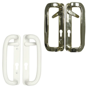 Mila Trinity Sliding Patio Door Handle Set 92mm PZ 109mm Screw Centres