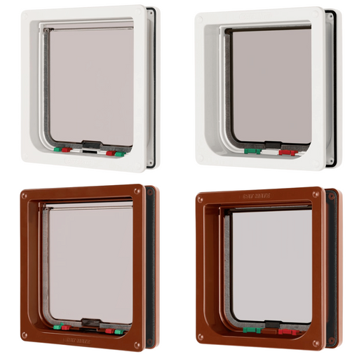 Cat Mate 4-Way Locking Cat Flap by Pet Mate – Secure & Easy Pet Door
