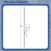 Fullex XL Passive Lift Lever Door Lock – High-Security Multipoint Locking System