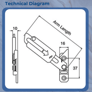 Res-Lok Concealed Window Restrictor Child Lock