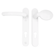 Lever Moveable Pad UPVC Multipoint Door Handles – 92mm PZ Sprung, 122mm Screw Centres