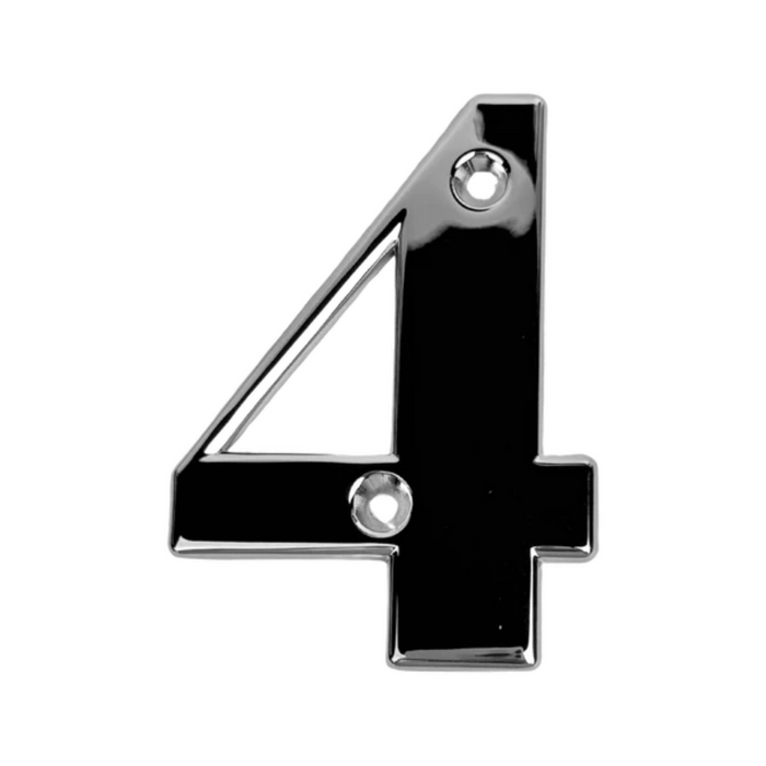 UPVC Door Numbers Chrome