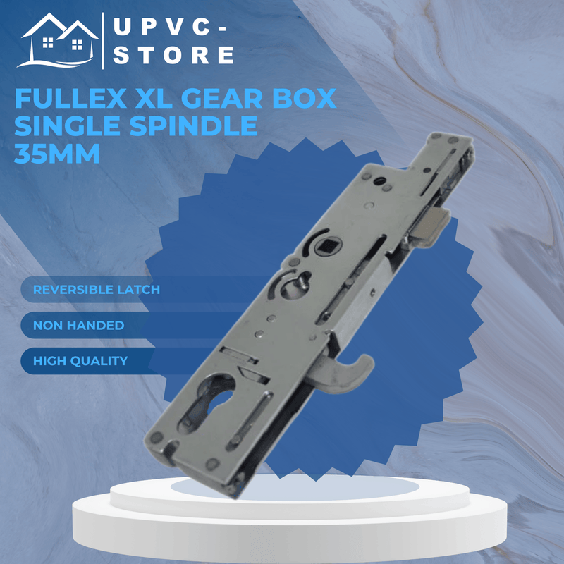 Genuine Fullex XL uPVC Gear Box Door Lock Centre Case Single Spindle 35mm