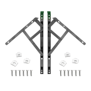 Mila Egress Easy-Clean Friction Stay Window Hinge Kits – 12" & 16" Sizes