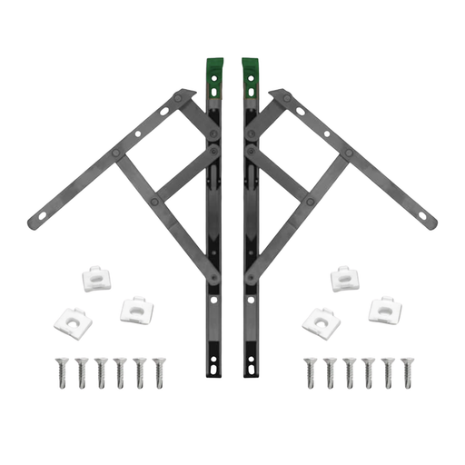 Mila Egress Easy-Clean Friction Stay Window Hinge Kits – 12" & 16" Sizes