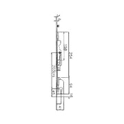 Fullex PDL 2 Point Patio Sliders uPVC Door Lock Pin On Frame 25mm Backset