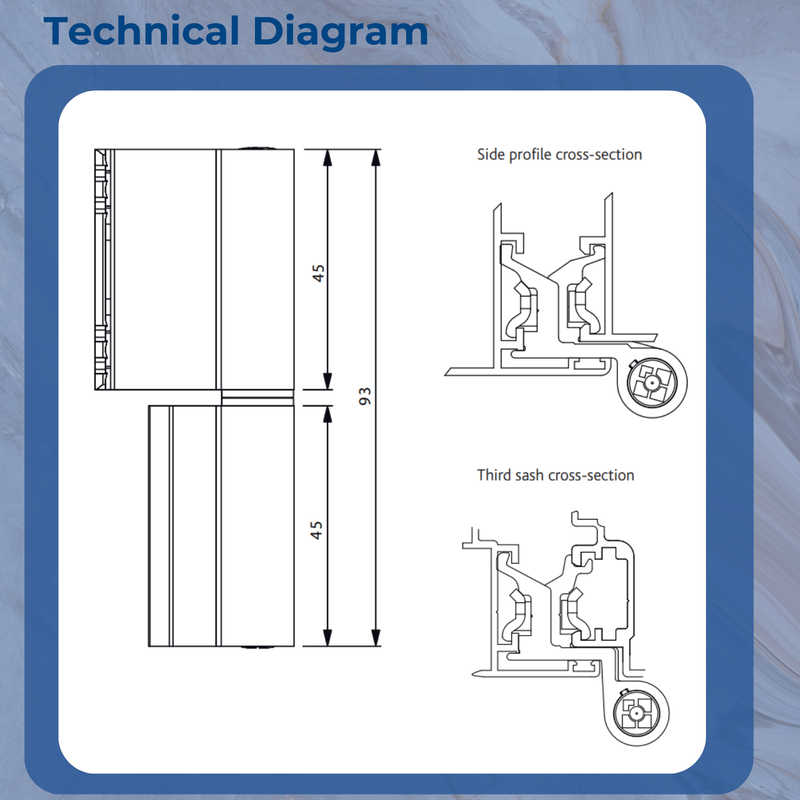 Flash Base Hinge Durable & High-Quality Hinge for Windows & Doors