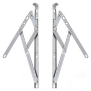 uPVC Universal Window Hinge Double Glazing Friction Stay PVC 17mm Stack 8 inch 16 inch Universally Handed Ferretic stainless steel grade 430