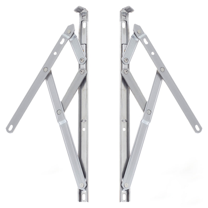 uPVC Universal Window Hinge Double Glazing Friction Stay PVC 17mm Stack 8 inch 16 inch Universally Handed Ferretic stainless steel grade 430