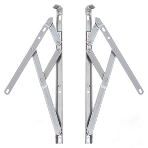 uPVC Universal Window Hinge Double Glazing Friction Stay PVC 17mm Stack 8 inch 16 inch Universally Handed Ferretic stainless steel grade 430