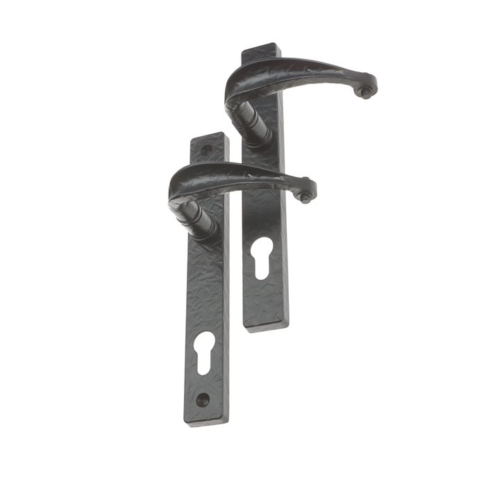 Sculptured Sprung Inline Lever Door Handle for uPVC & Composite Doors