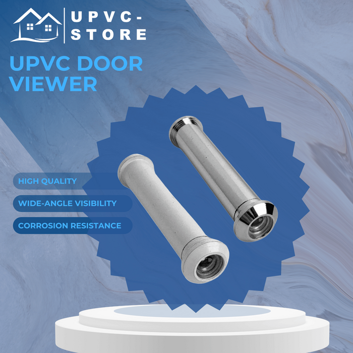 High-Security uPVC Door Viewer – Wide Angle Peephole 