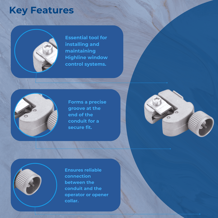 Highline Window Controls Cable Swaging Tool for uPVC and Aluminium Window Systems
