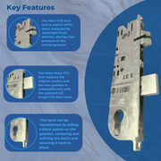 Maco CTS Genuine Gearbox Door Lock Centre Case