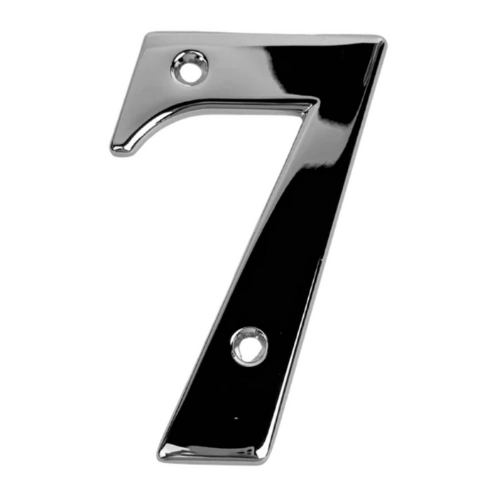 UPVC Door Numbers Chrome