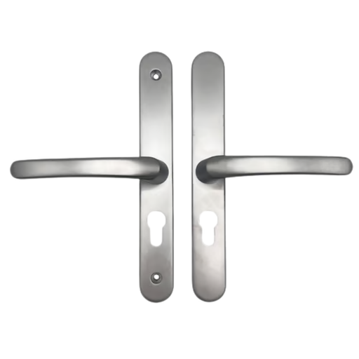 uPVC Multipoint Door Handles – Sprung Lever/Lever, 48mm PZ, 200mm Screw Centres for UPVC Doors