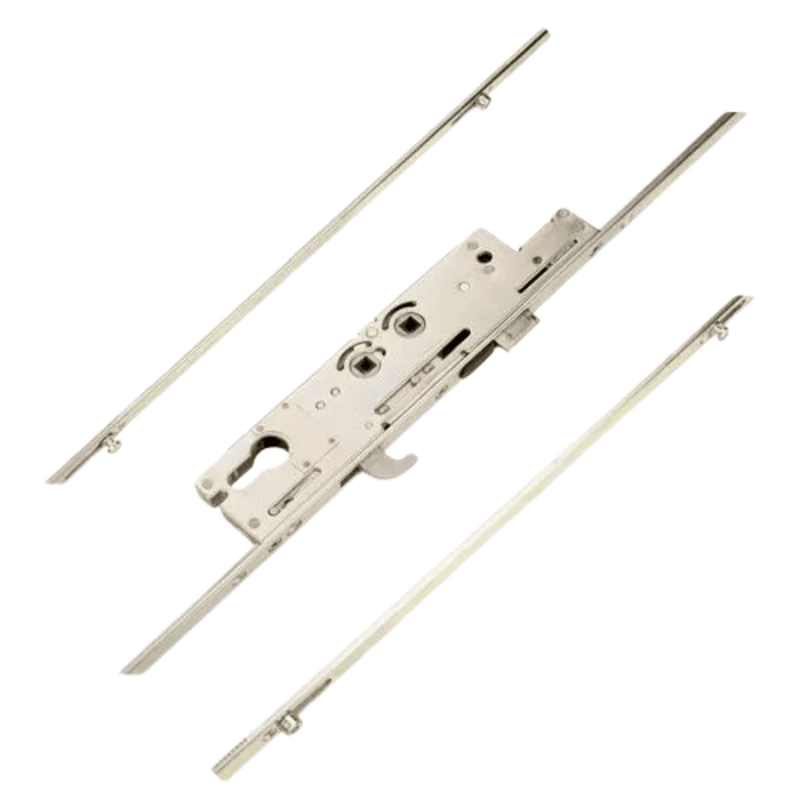 Fullex XL Multipoint Door Lock – Latch, Hook, 2 Rollers & 2 Mushroom Cams Double Spindle Operation