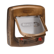 Staywell Magnetic 4-Way Locking Deluxe Pet Door Flap – Secure Cat & Small Dog Access