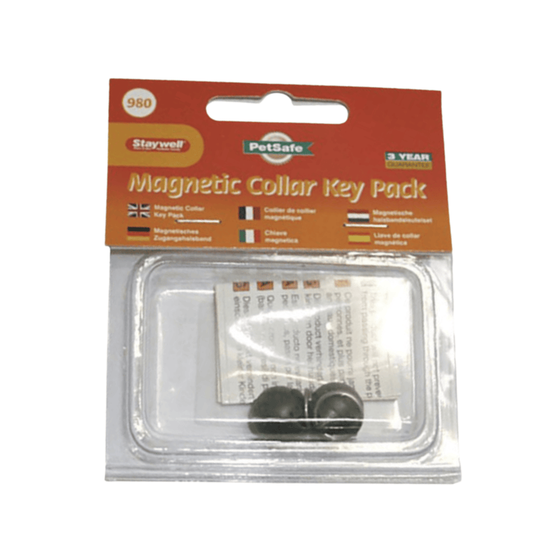 Staywell Cat Flap Spare Magnets and Collar Key Replacement Pack