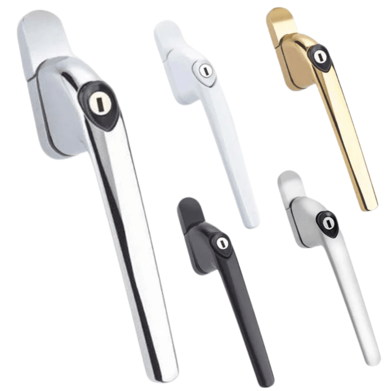 Universal Mila Hero uPVC Espag Window Inline Handle Key Locking Double Glazing