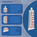 Stelmax 1965 Gap Filler & Sealant 132g Various Colours