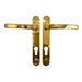 White Avocet Roto Door Handle 92pz 163mm Screw Fix Retro Replace Match