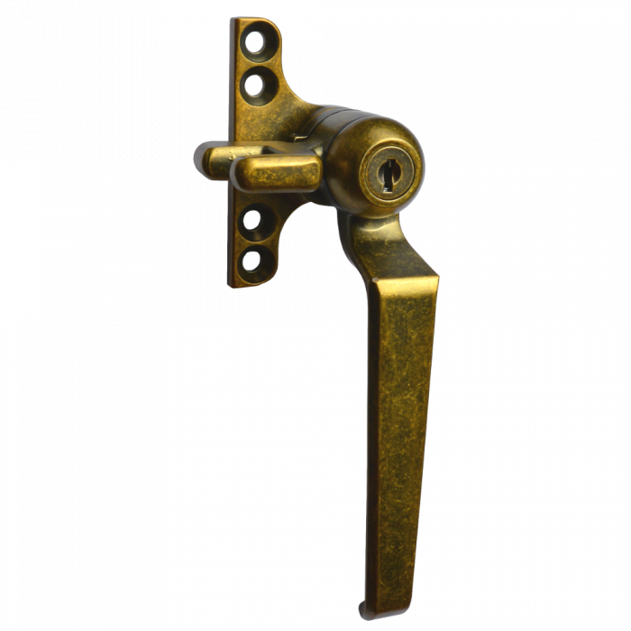 B195 Antique Brass opposite hand window handle