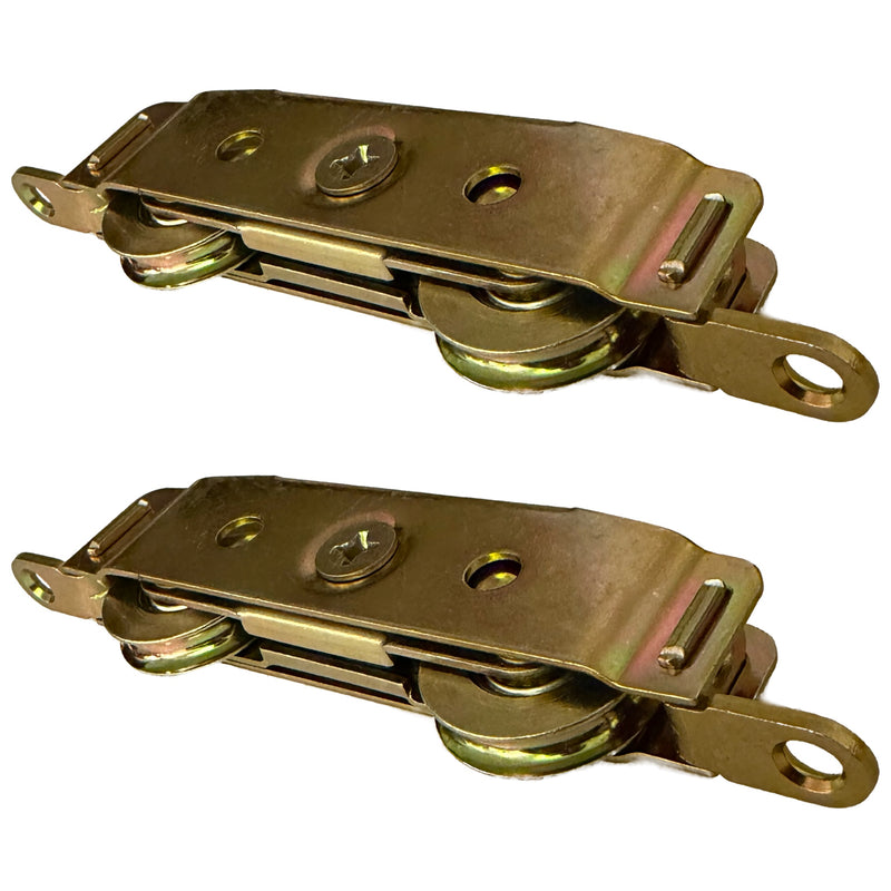 Pair ASEC Tandem Patio Roller 32mm Patio Door Roller for Timber uPVC 94kg Load