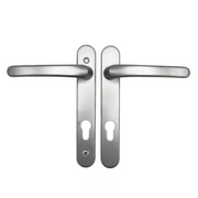 White Avocet Roto Door Handle 92pz 163mm Screw Fix Retro Replace Match