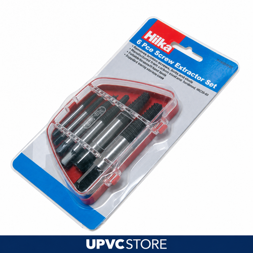 Hilka Damaged Screw Extractor Set – 6 Pieces