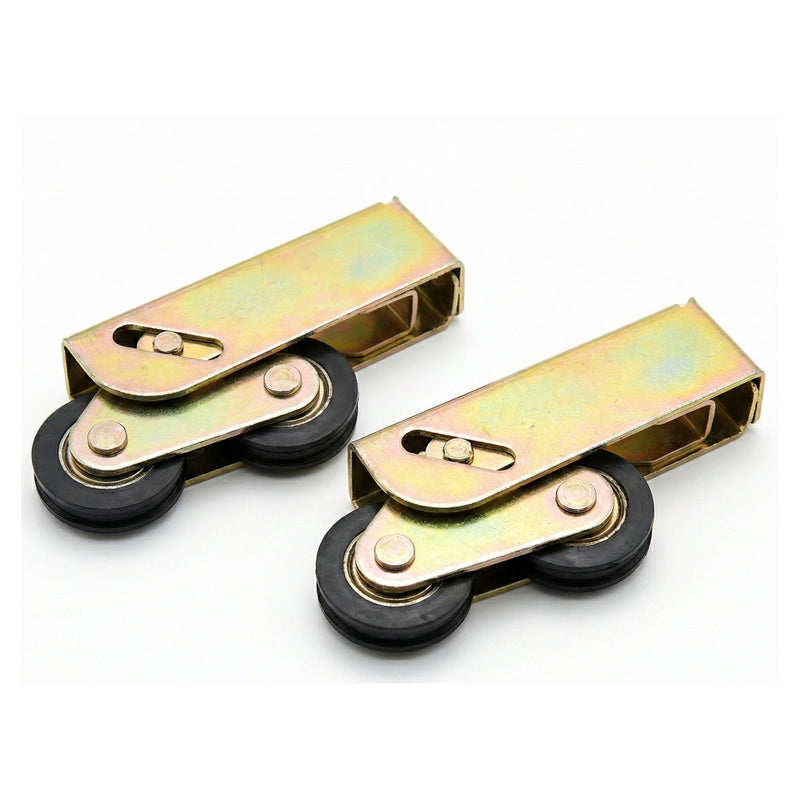 Inline Patio Door Bogie Roller Wheels - Monarch Schlegel Match - Nylon Wheels (Pair)